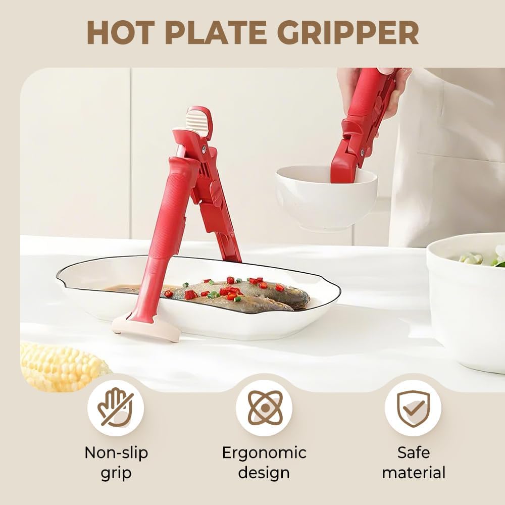 2-in-1 Anti-Scalding Plate Gripper