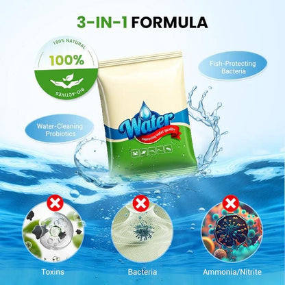 AquaPure™ Turbid Water Purifier Powder - Clears Water & Keeps Fish Healthy